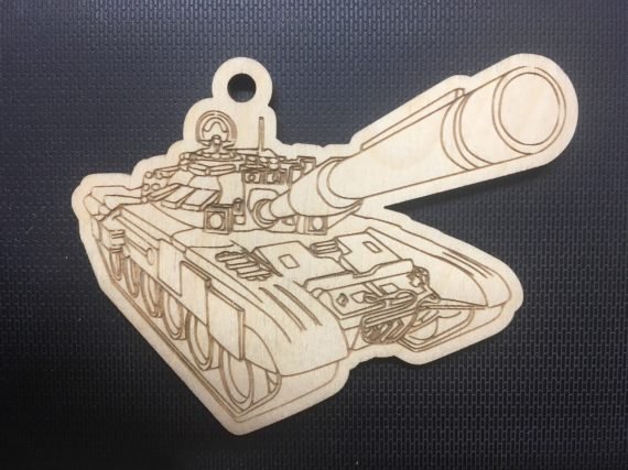 Laser Cut Engraved Tank Layout