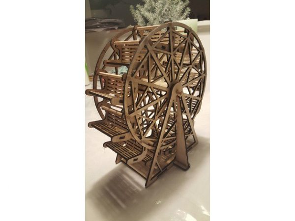 Laser Cut Ferris Wheel Vector File Free - Dezin.info