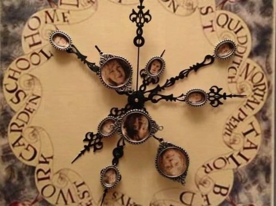 Laser Cut Harry Potter Weasley Clock CDR File