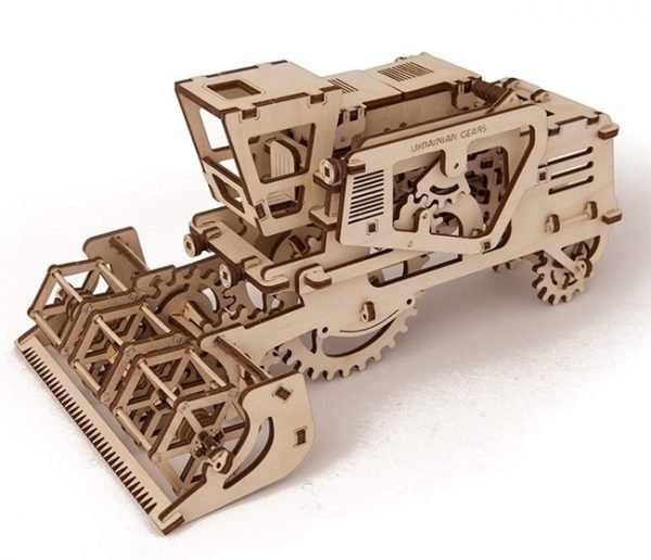Laser Cut Harvester Assembly Puzzle DXF File Free