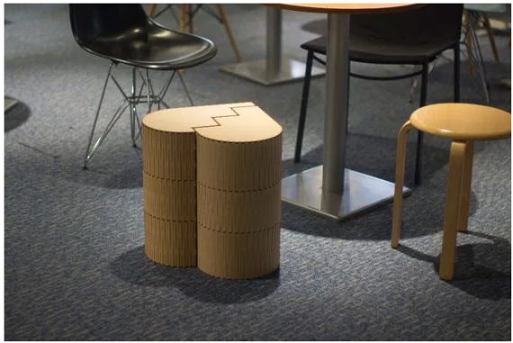 Laser Cut Heart Shape High Chair PDF File