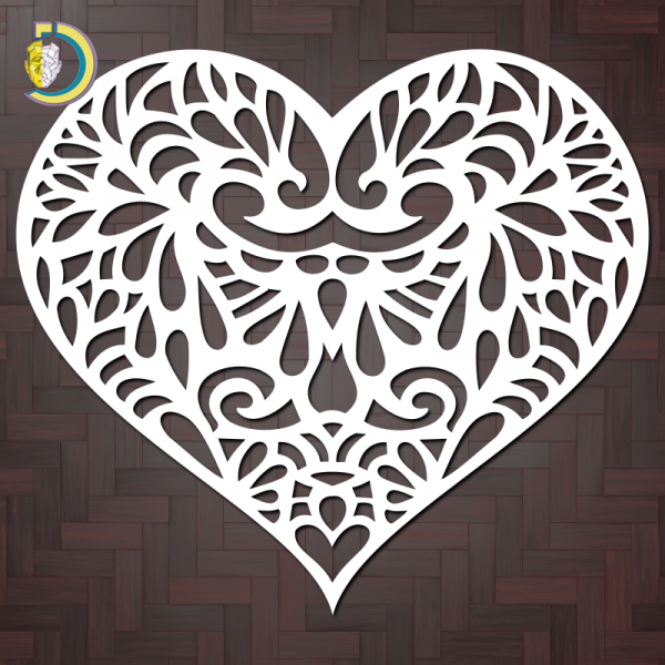 Laser Cut Heart Stencil Frame Valentines Day Free Vector - Dezin.info