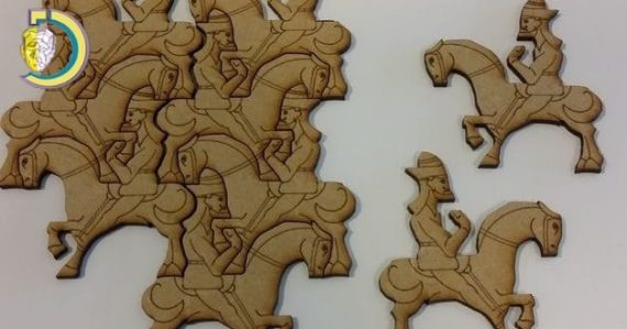 Laser Cut Horse Puzzle CDR Free Vector