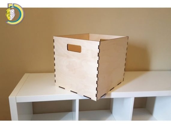 Laser Cut Ikea Kallax Storage Box Free Vector
