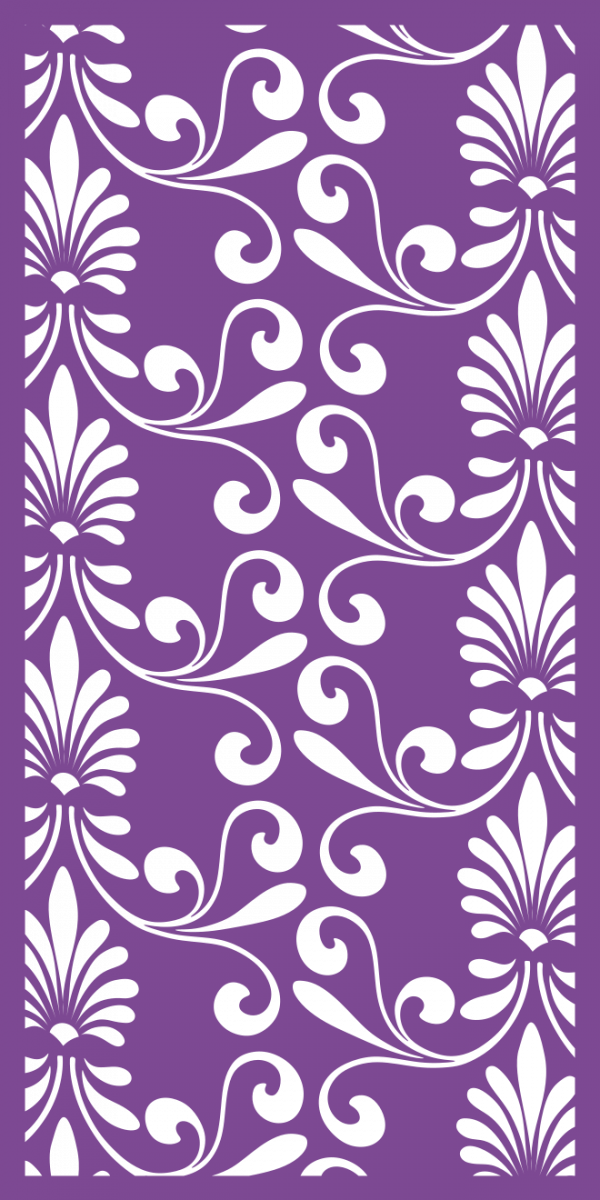 Laser Cut Jali Pattern Vector File CJ 035