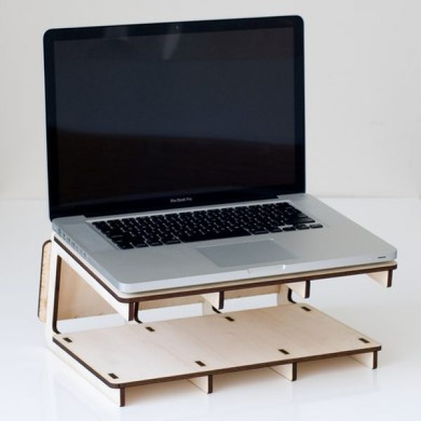 Laser Cut Laptop Stand Drawing