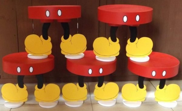 Laser Cut Mickey Mouse Cupcake Stand CDR File