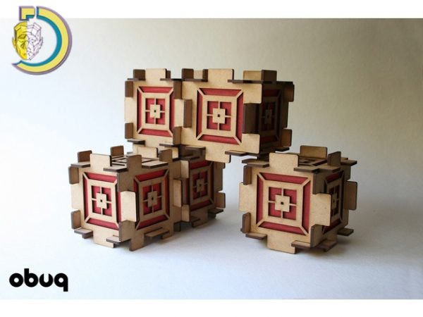 Laser Cut Modular LED Cube Free Vector EPS Download