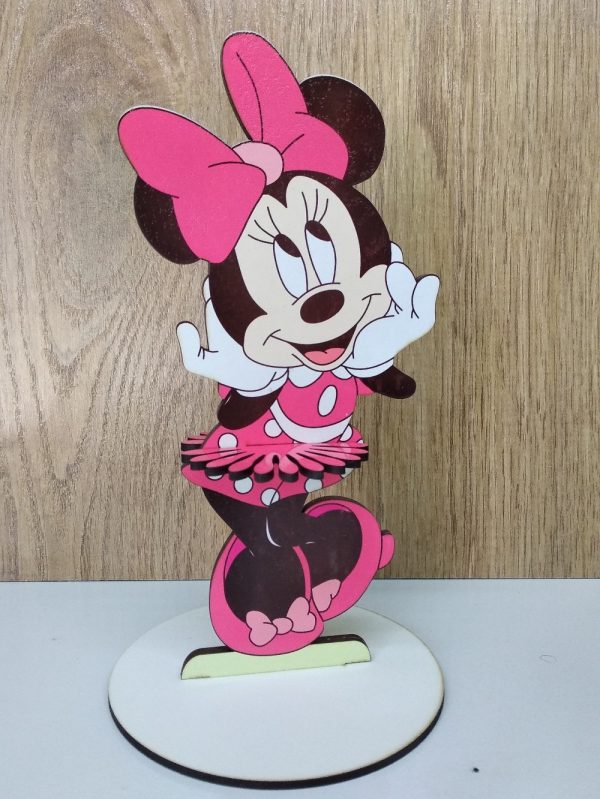 Laser Cut Napkin Holder Minnie Mouse CDR File - Dezin.info