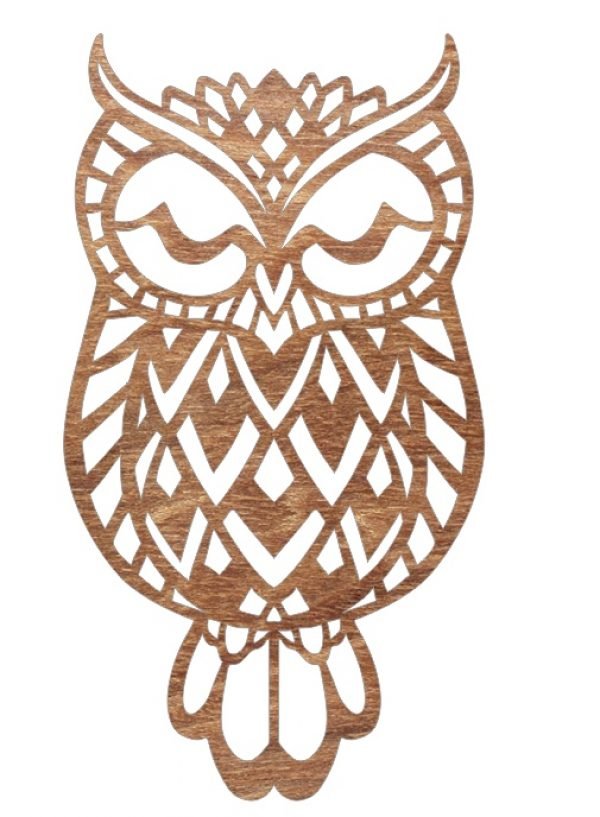 Laser Cut Owl Vector File Free