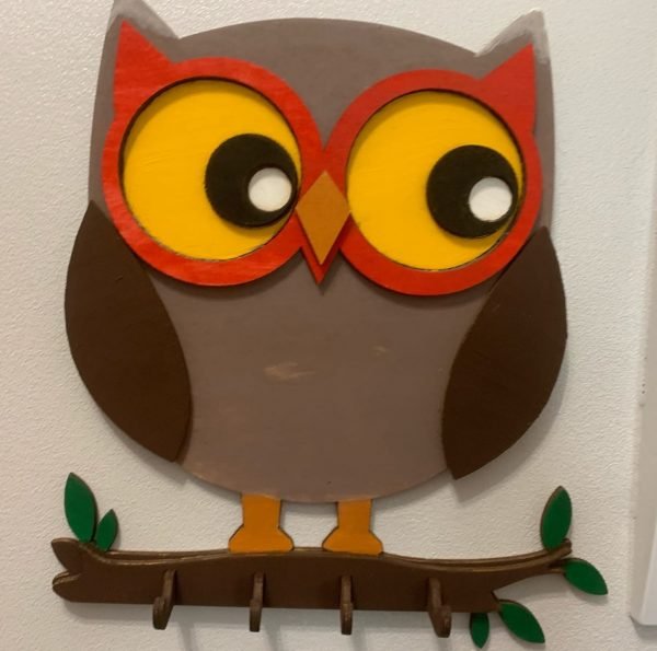 Laser Cut Owl Wall Hanger Owl Wall Decor CDR File