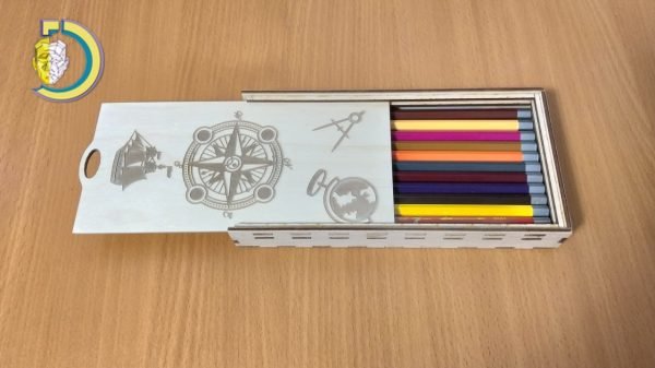 Laser Cut Pencil Case Organizer Free Vector