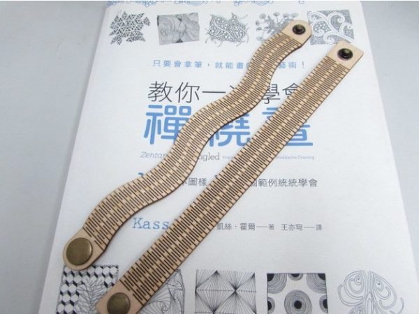 Laser Cut Plywood bracelets Vector File free