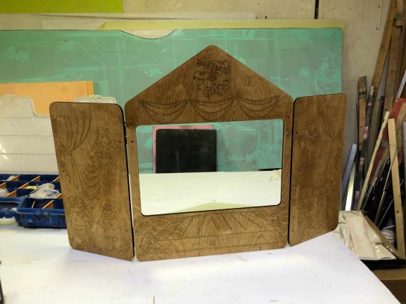 Laser Cut Puppet Theater for Kids