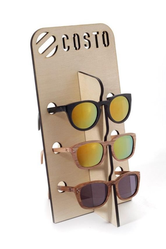 Laser Cut Racks (showcases) for sunglasses CDR file Free