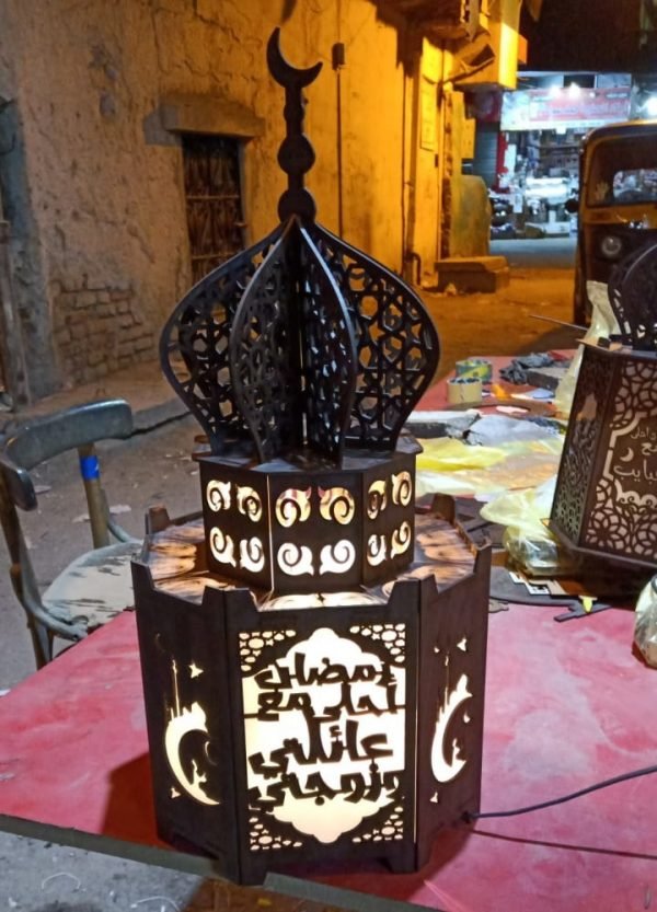 Laser Cut Ramadan Lantern Mosque CDR File