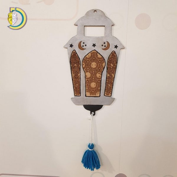 Laser Cut Ramadan Lantern Wall Decor PDF Free Vector