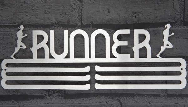 Laser Cut Runner Medal Display Running Medal Holder Free Vector