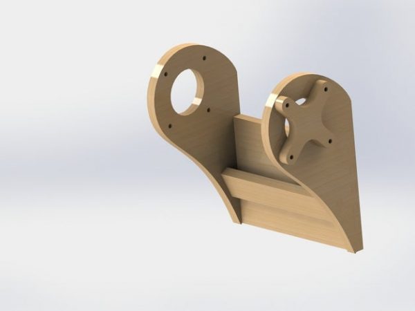 Laser Cut Sandpaper Holder Free DXF File