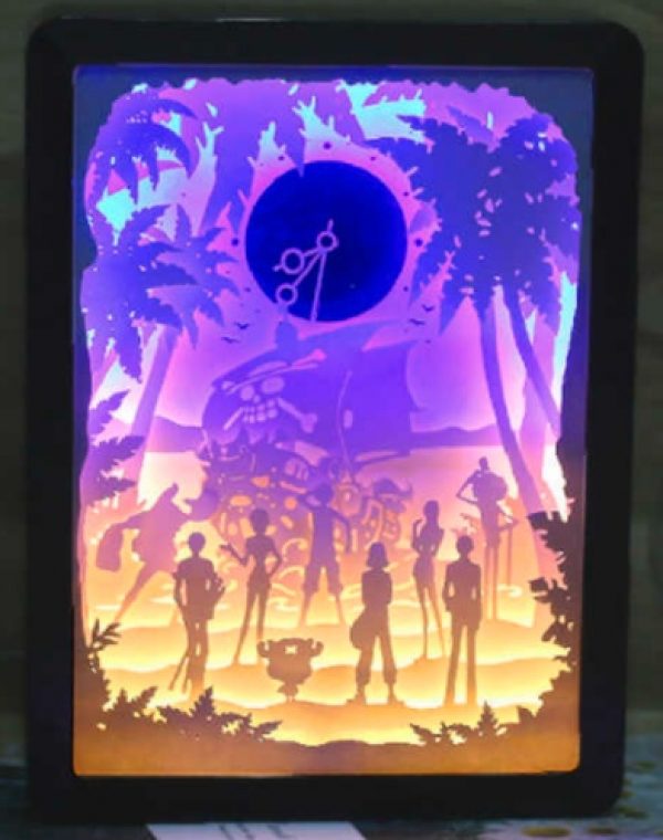 Laser Cut Stratified nightlight Layout