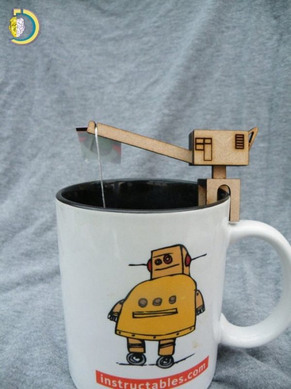 Laser Cut Tea Bag Holder Free Vector
