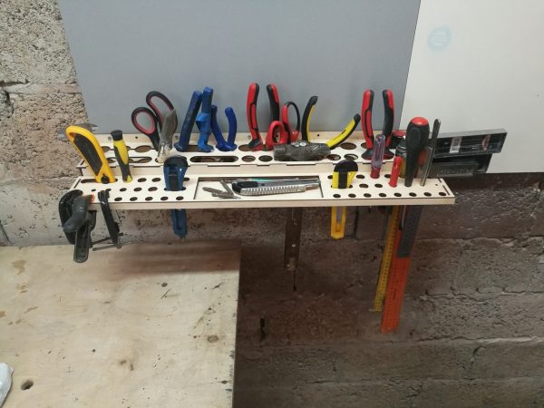 Laser Cut Tool Shelf CDR Free Vector