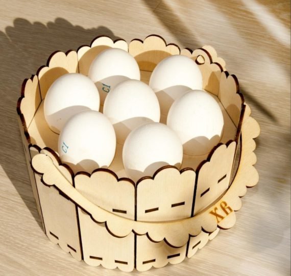 Laser Cut Universal baskets for Easter eggs