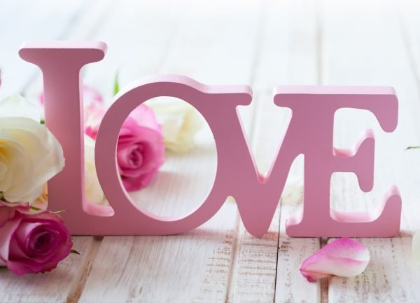 Laser Cut Valentine's Day Concept Love Decor Letters CDR File