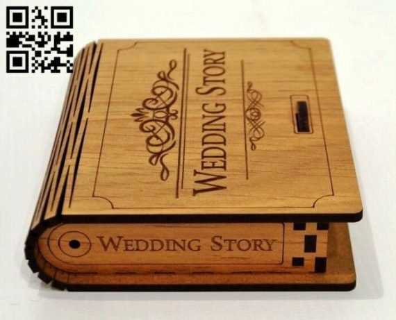 Laser Cut Wedbook Wedding Gift Free Vector