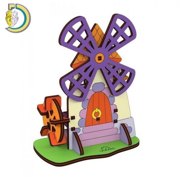 Laser Cut Wind Mill 3mm Free Vector cdr Download