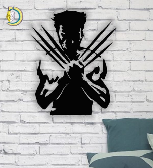 Laser Cut Wolverine Wall Panel Free Vector