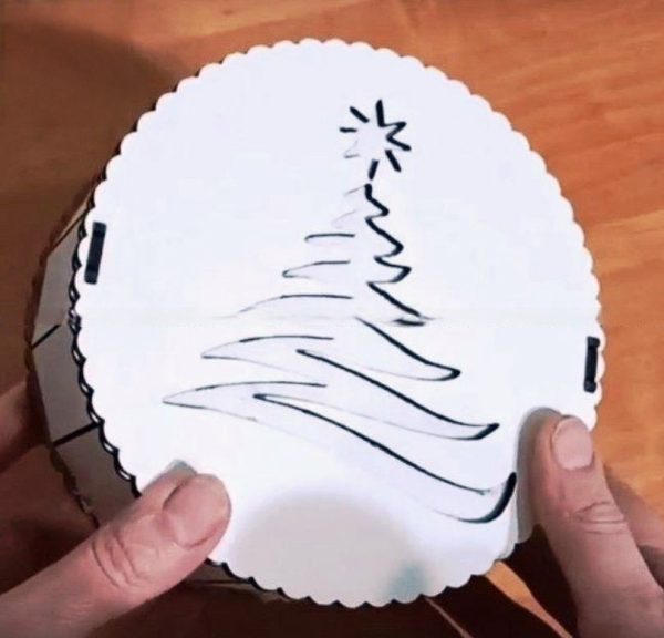 Laser Cut Wooden Christmas Box Free Vector