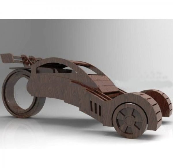 Laser Cut Wooden Concept Car Cnc Cut Free PDF File Free Vector