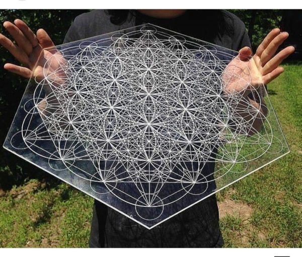 Laser Cut geometric figure set Free Vector