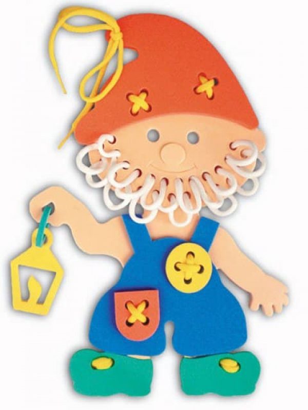 Laser Cut lacing gnome