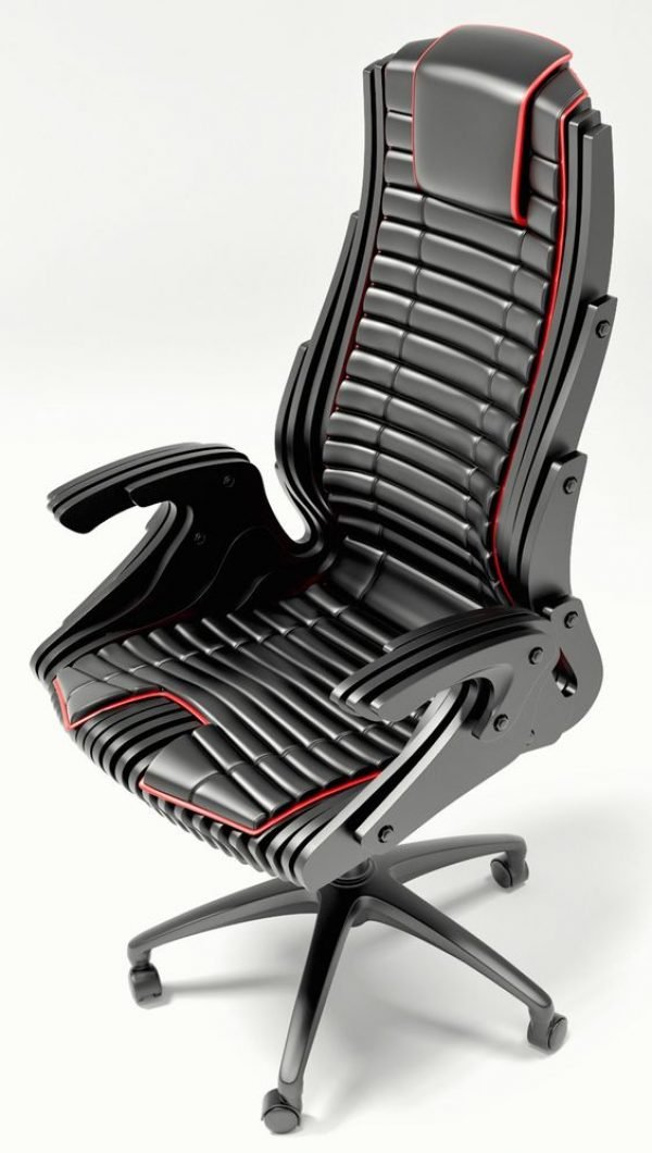 Laser cut parametric chair free vector
