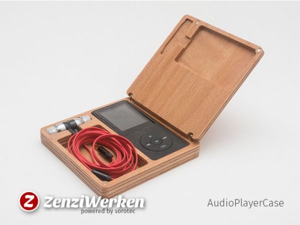 Layout for laser cutting Audio Player Case