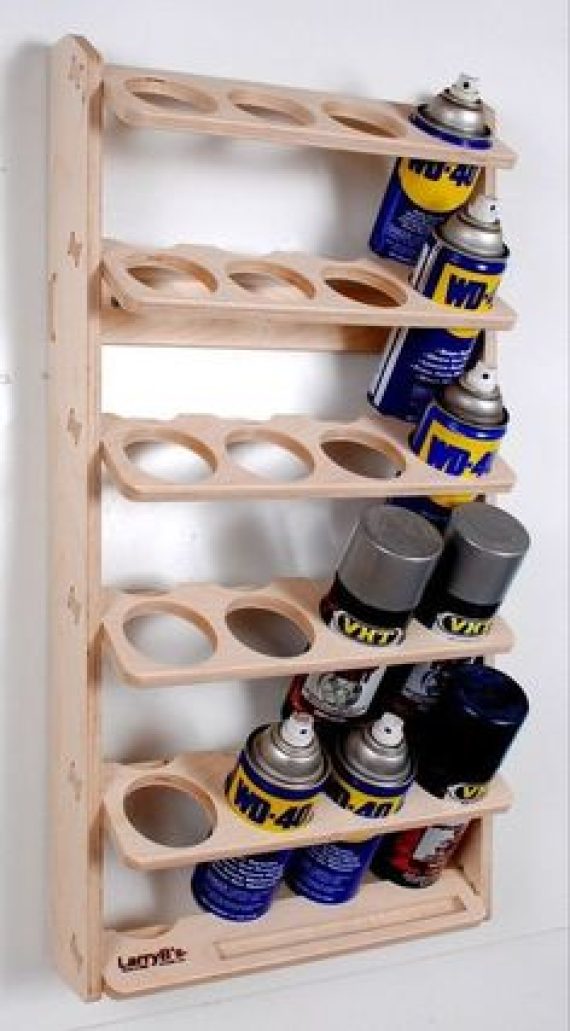 Layout for laser cutting Shelf organizer for spray cans with paint