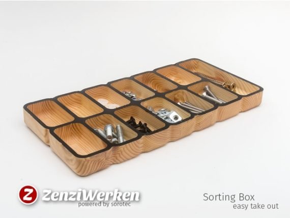 Layout for laser cutting wooden Sorting Box
