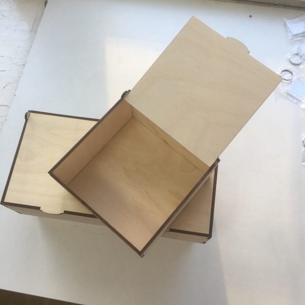 Layout of Box 13x13x6.5 cm, plywood 3.5mm