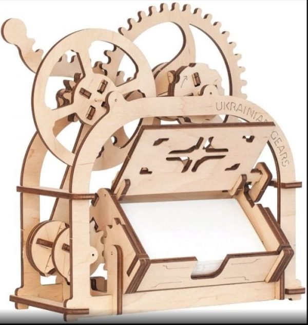 Layout of Business card holder from Ugears