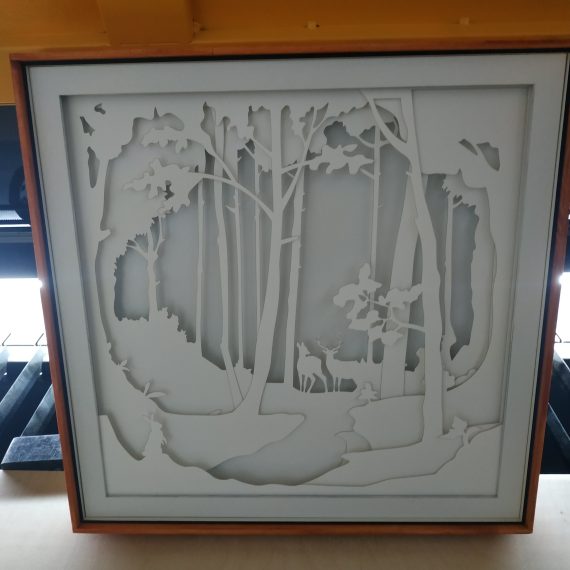Layout of Fairy Forest Animals Lightbox Template