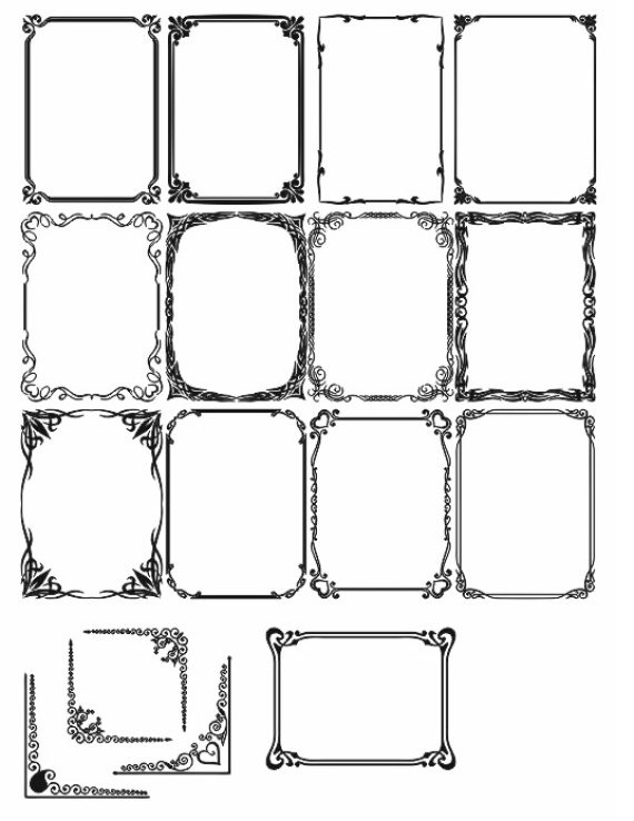 Layout of Frames for Portrait