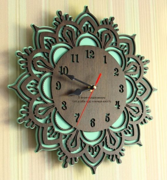 Layout of Layered Clock