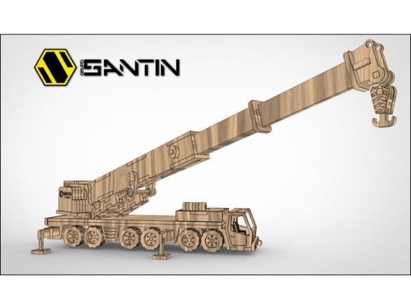 Layout of Mobile crane - SANTIN