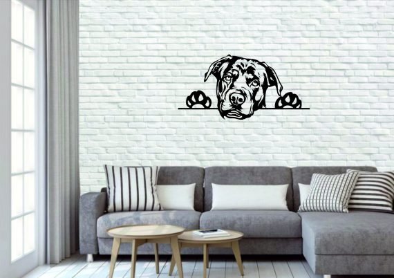 Layout of Model of a cute Dog Wall Decor