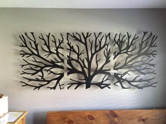 Layout of Panel Tree Wall Art