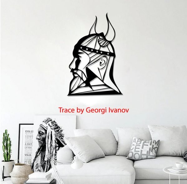 Layout of Sholdier Head Wall Decor Wall Art