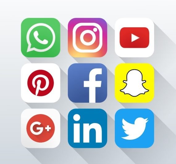 Layout of Social Network Icons