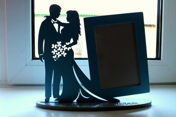 Layout of Wedding Photo Frame